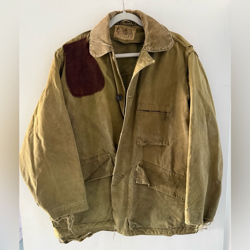 Men's Military Field Jacket - Olive Green